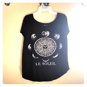Sun and Moon Loose Top
